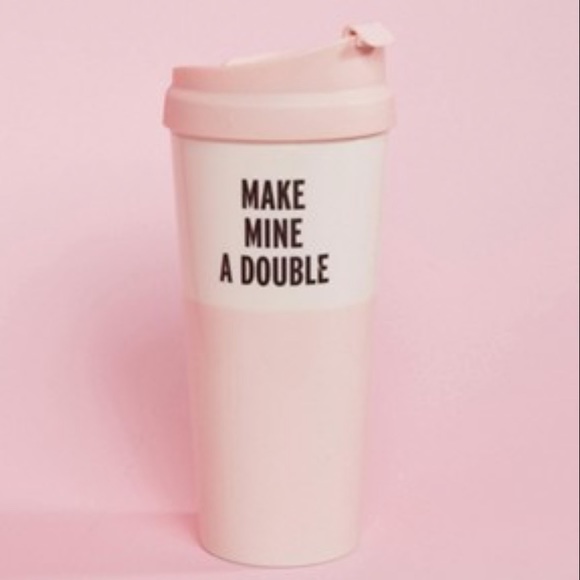 🎉 HP 🆕 kate spade Make Mine a Double Thermal Mug - Picture 3 of 9